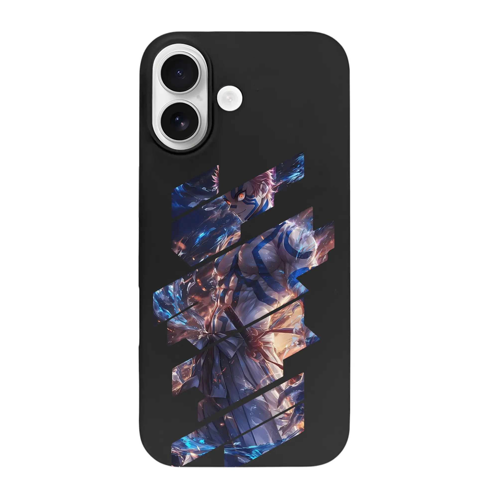 鬼滅の刃 グッズ,猗窩座 - iPhone 17 シリーズ シリコンケース 薄型 耐衝撃 指紋防止 ソフトタッチカバー 精密フィット 傷防止 保護ケース iPhone 17/17 Air/17 Pro/17 Pro Max 対応